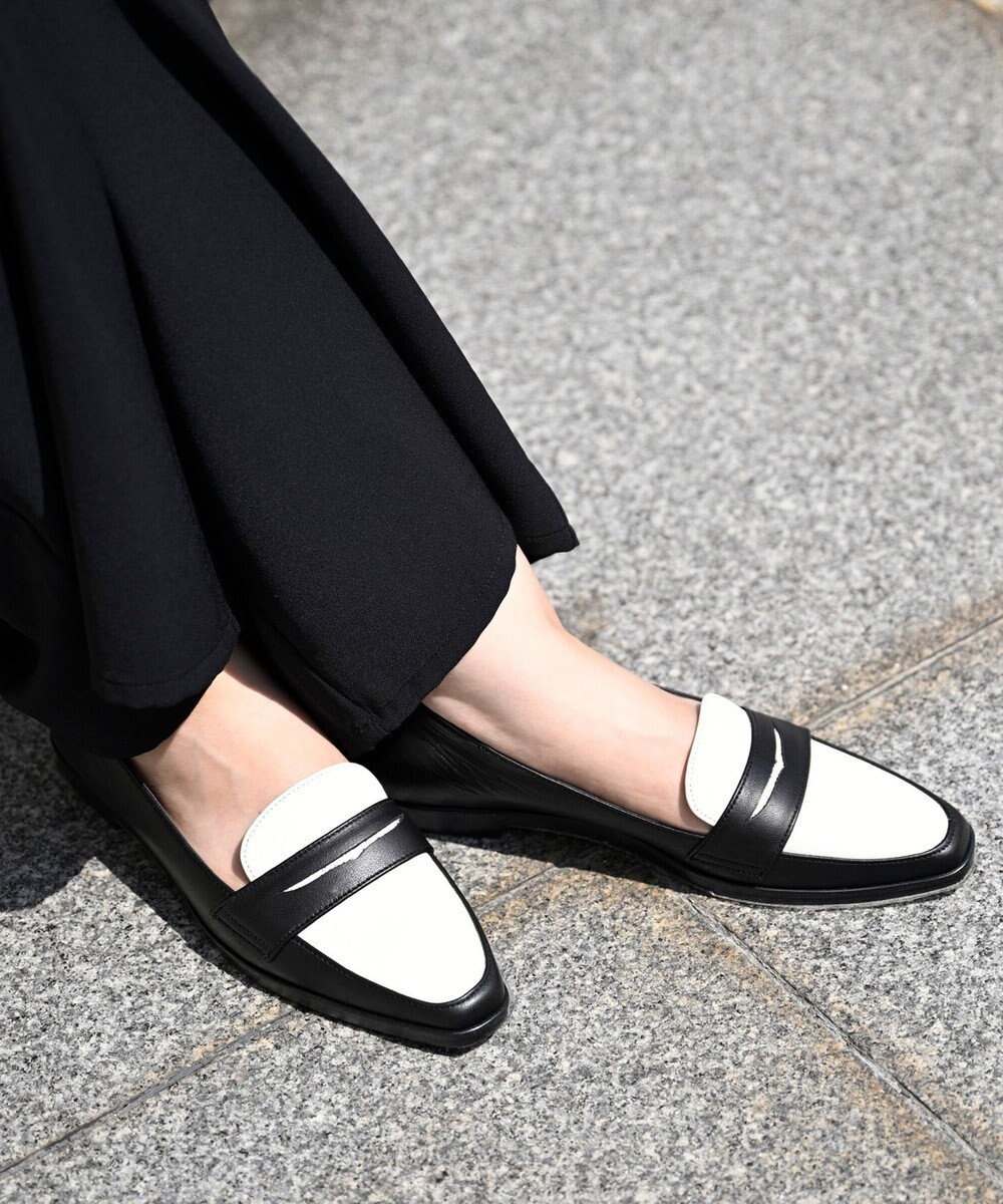 APOM 日本製 晴雨兼用スクエアトゥコインローファー15＜CRAHUG限定＞ 