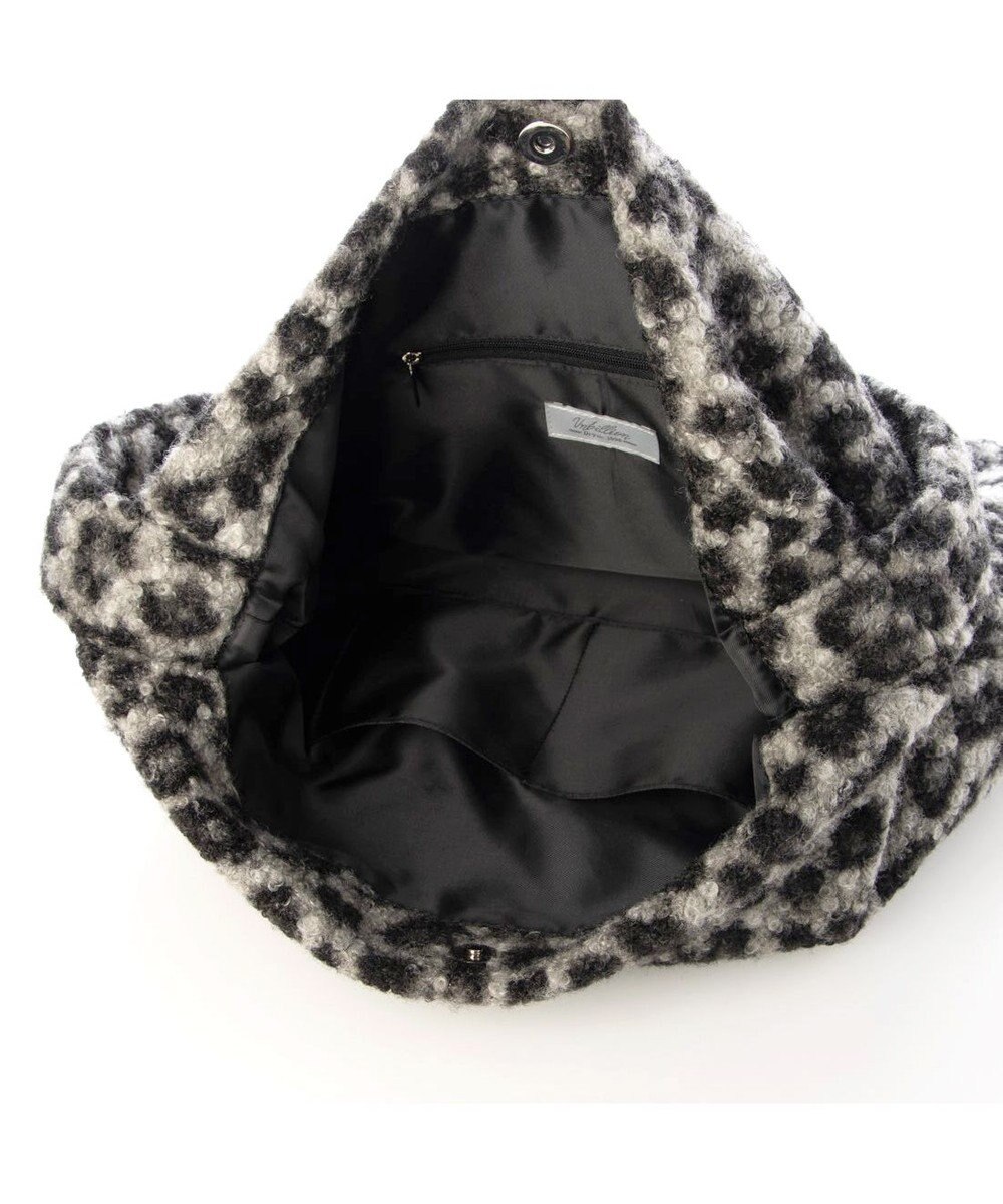 UNBILLION カシュカシュ cachecache / レオパードループツイードワンショルダートート 