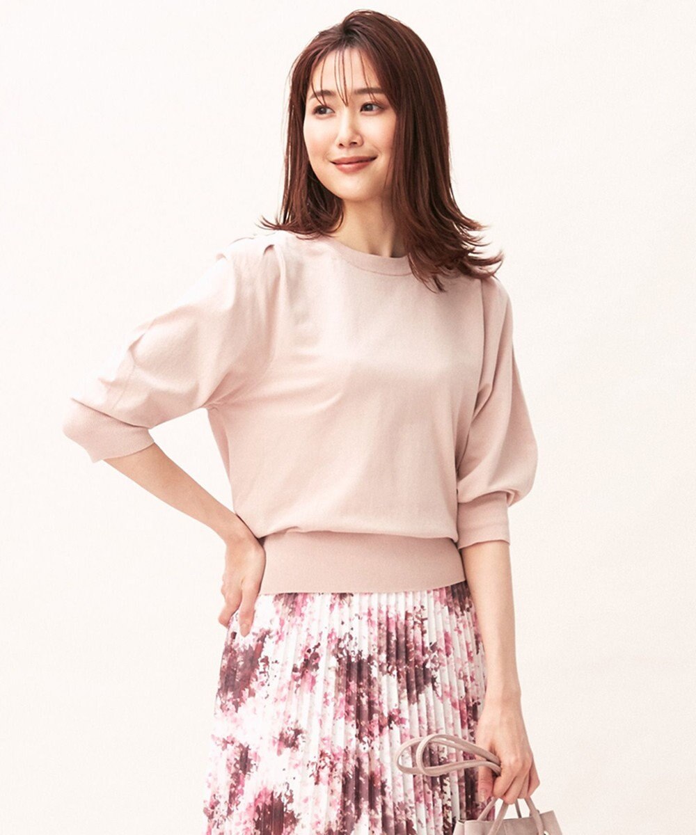 前後着用ok コットンポリエステルボリュームスリーブ ニット Ke29 組曲 ファッション通販 公式通販 オンワード クローゼット 前後着用ok コットンポリエステルボリュームスリーブ ニット Ke29 組曲 ファッション通販 公式通販 オンワード クローゼット