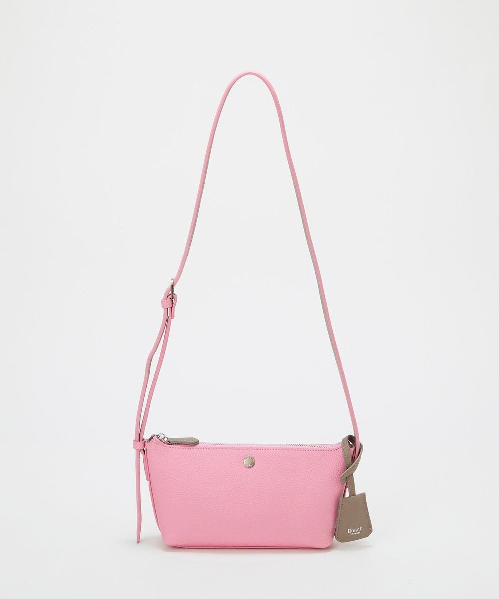 TOPKAPI 【Breath TOPKAPI】DUAL デュアル シュリンクレザー バイカラー ミニ ショルダーバッグ チャーム付き 