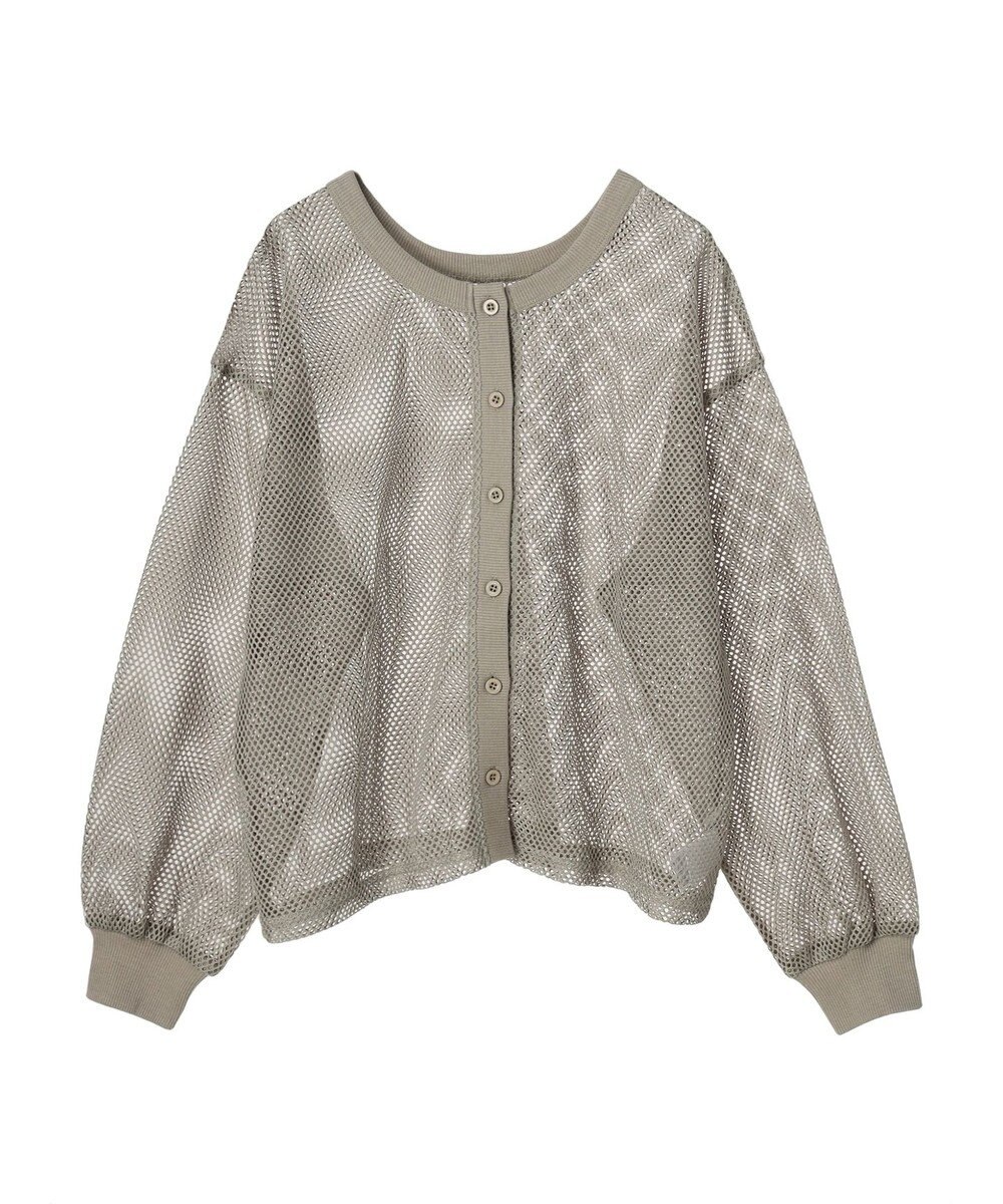Green Parks ・ＥＬＥＮＣＡＲＥ　ＤＵＥ　２ｗａｙメッシュカーディガン 
