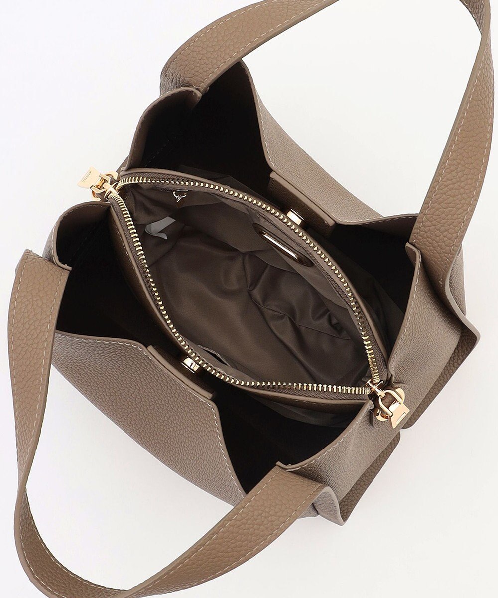 LA BAGAGERIE ソフトシュリンク2WAYハンドバッグ small 