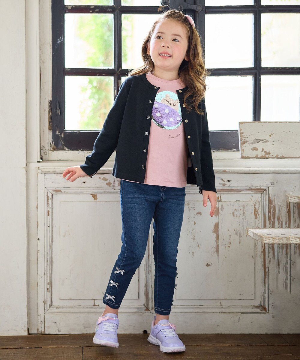 ANY KIDS ミラクルスパンコール長袖Tシャツ 