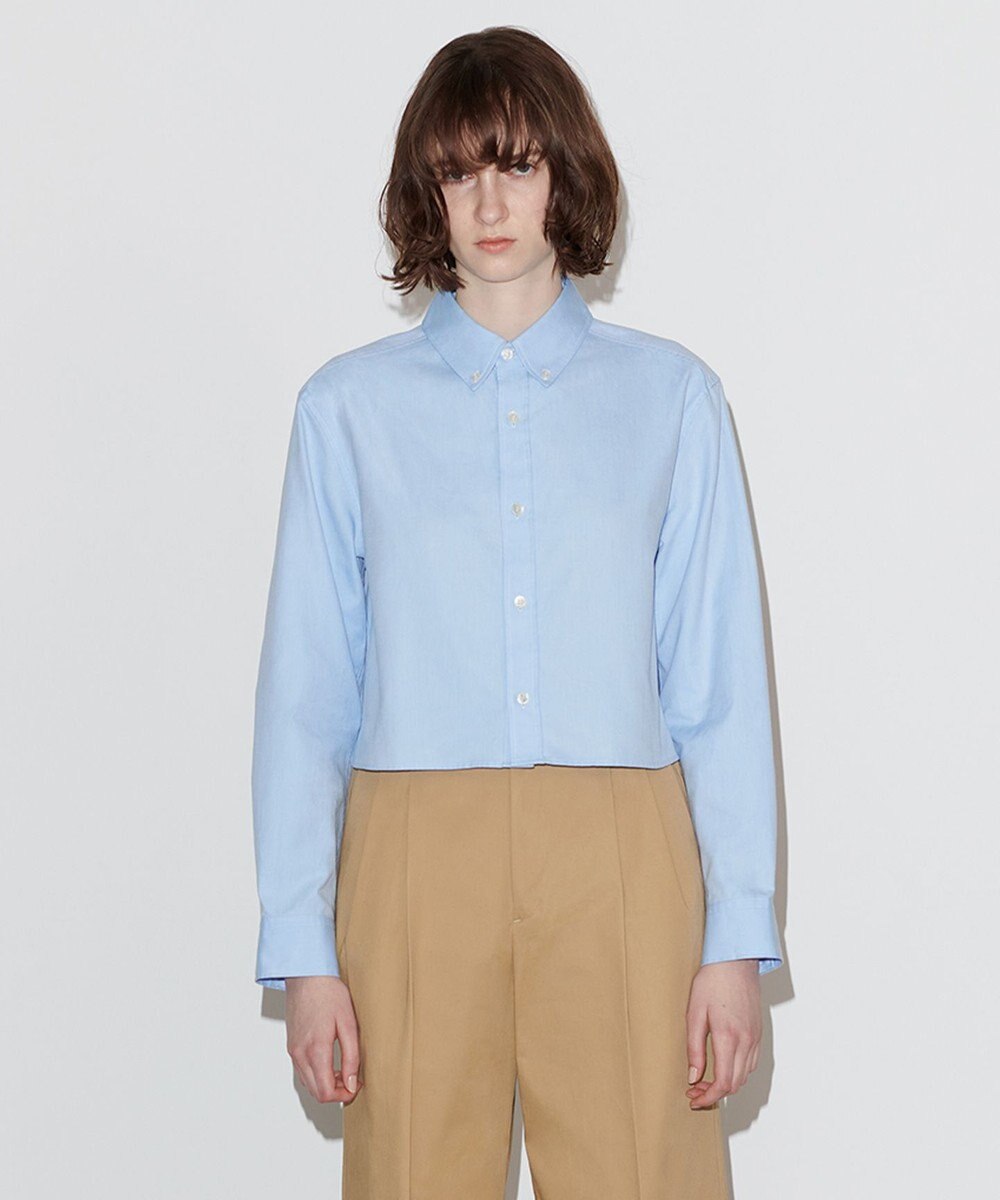 NAVE 【Nave　洗える】クロップド シャツ 