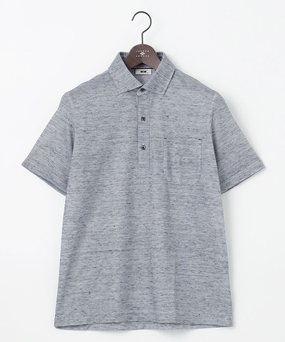 JOSEPH ABBOUD 【吸水速乾/軽量】リネンTOPピケ ポロシャツ 
