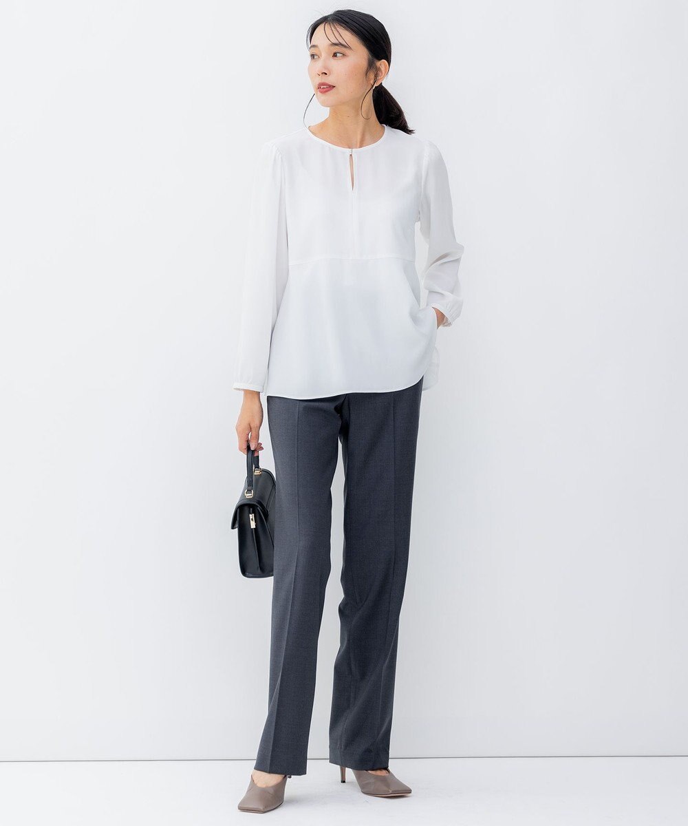 23区 【セットアップ対応】ファインネスウール フルレングス  パンツ 