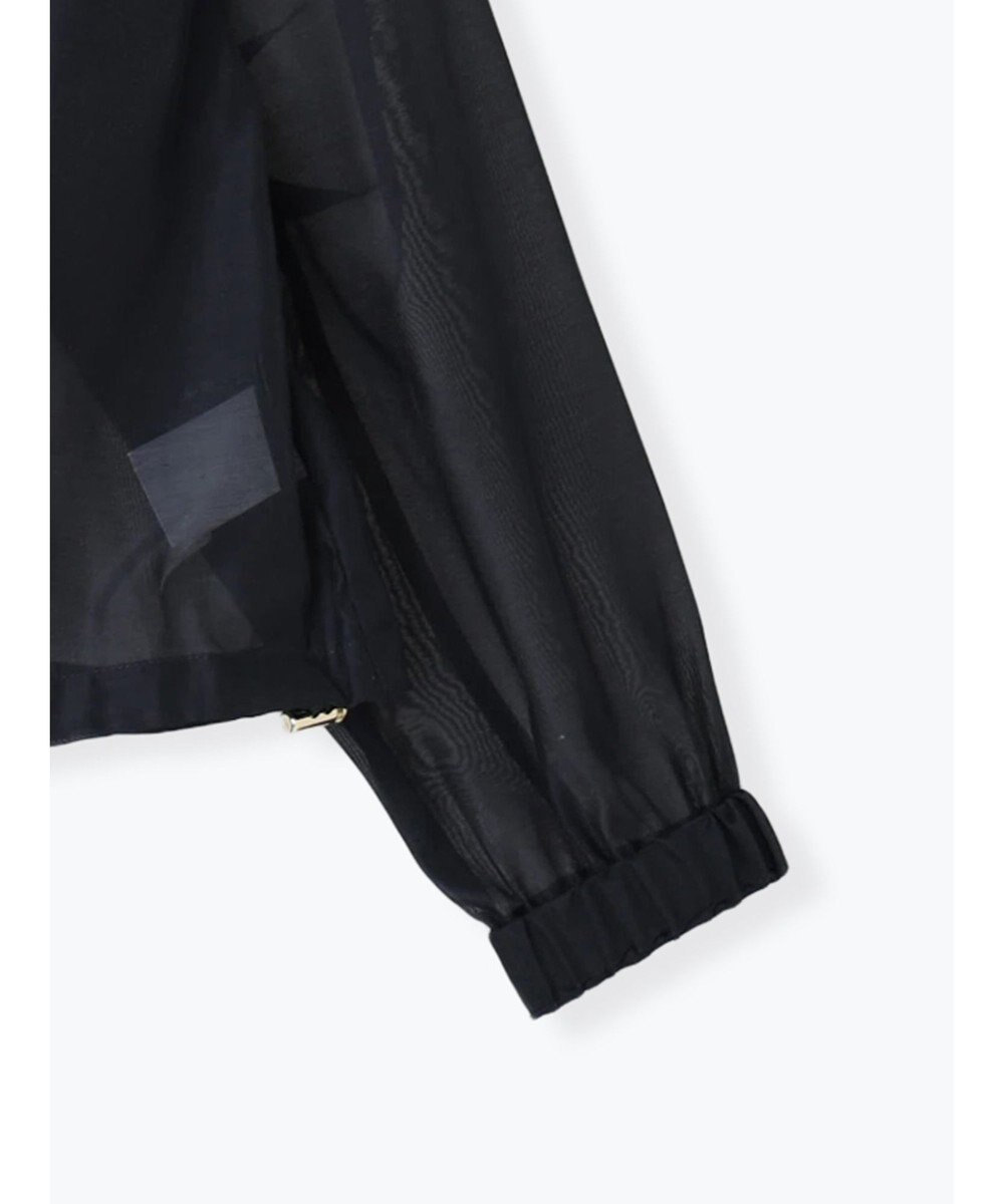 Te chichi ショートシアーフーディーブルゾン 