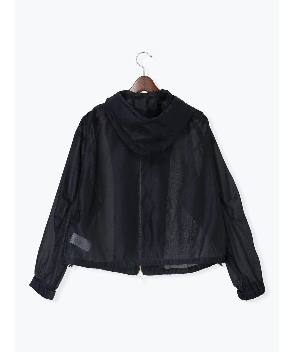 Te chichi ショートシアーフーディーブルゾン 