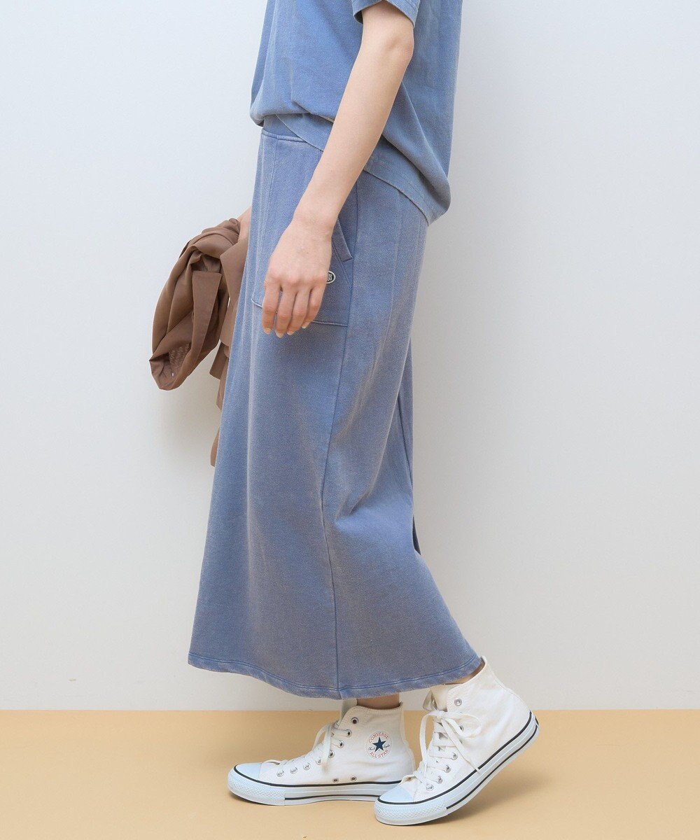 AMERICAN HOLIC DISCUS 加工裏毛ナロースカート 