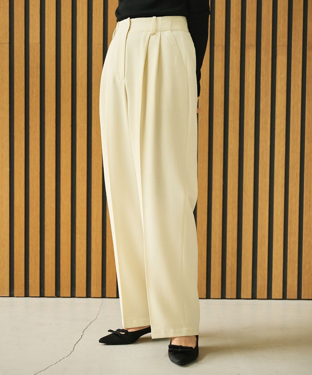 #Newans 2タックセンタープレスパンツ 