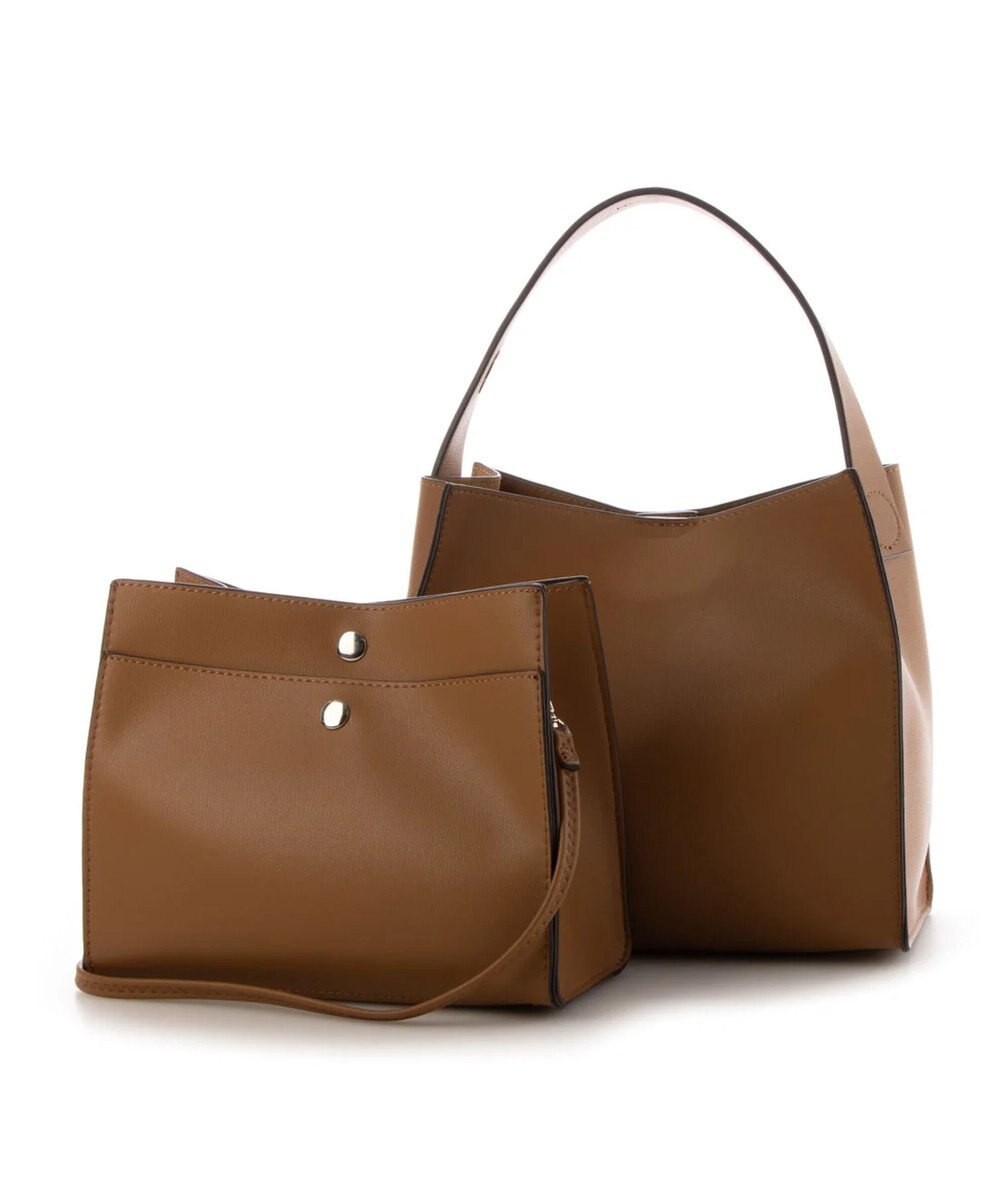 UNBILLION 【テレビ ドラマ着用アイテム】カシュカシュ cachecache / ヒネリハンドルインバッグセットトート 