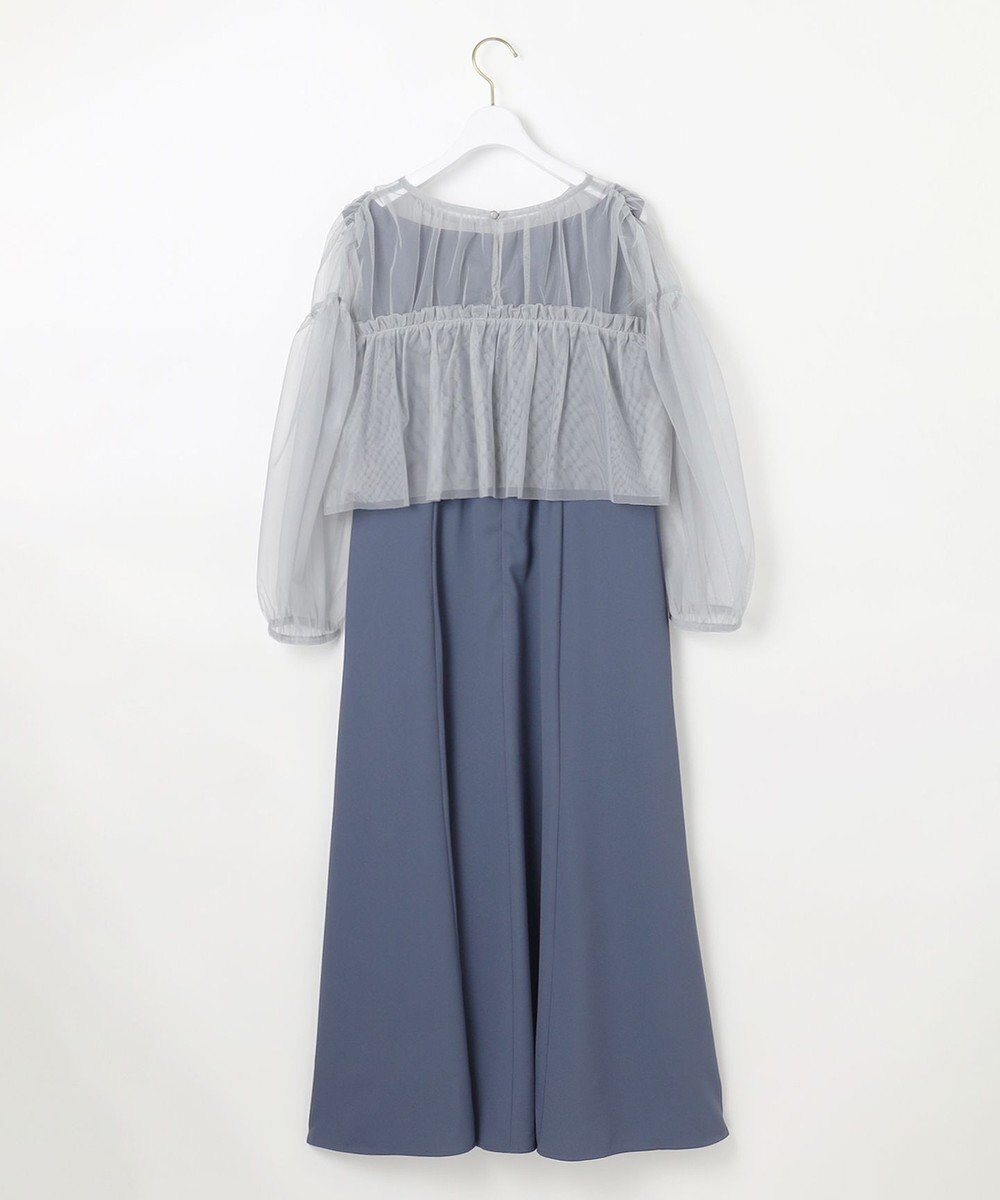 ANY SIS 【Lily Calin】チュールフリルトップス×ドレスセット 