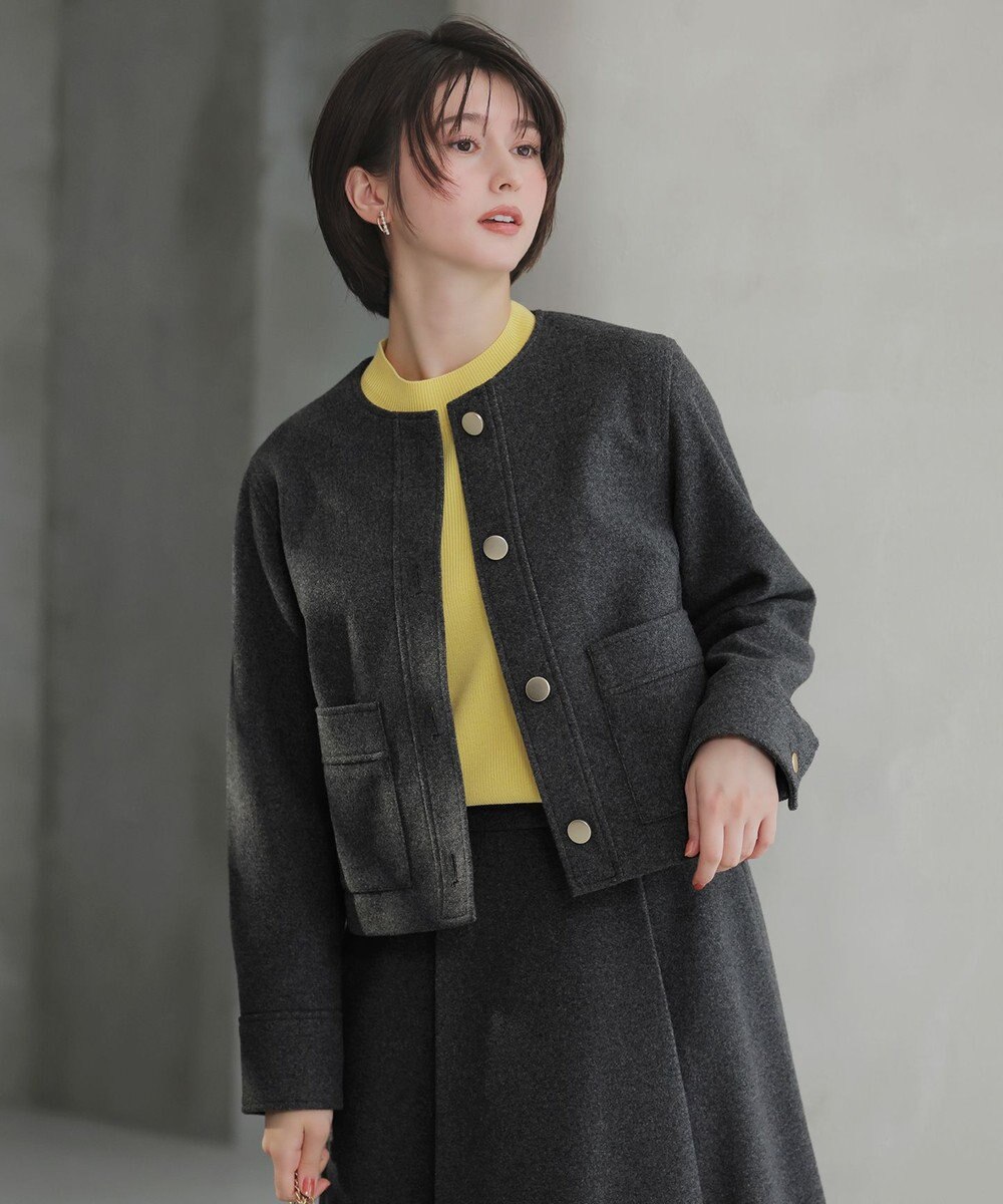 ANY SIS 【2SET】ジャケット × フレアスカート セット 