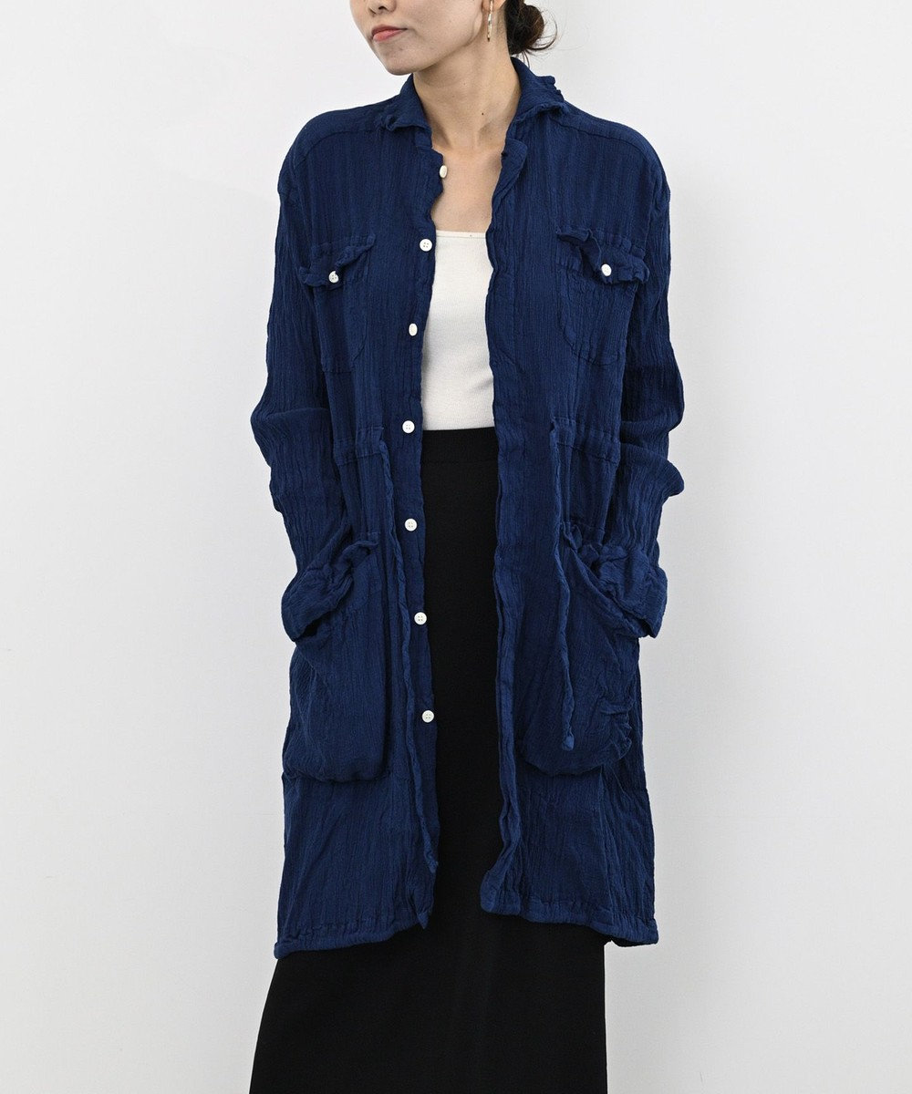 crêprie tsumori chisato creperie MOD'S COAT DRESS-AIZOME クレプリ 藍染モッズコートワンピース 