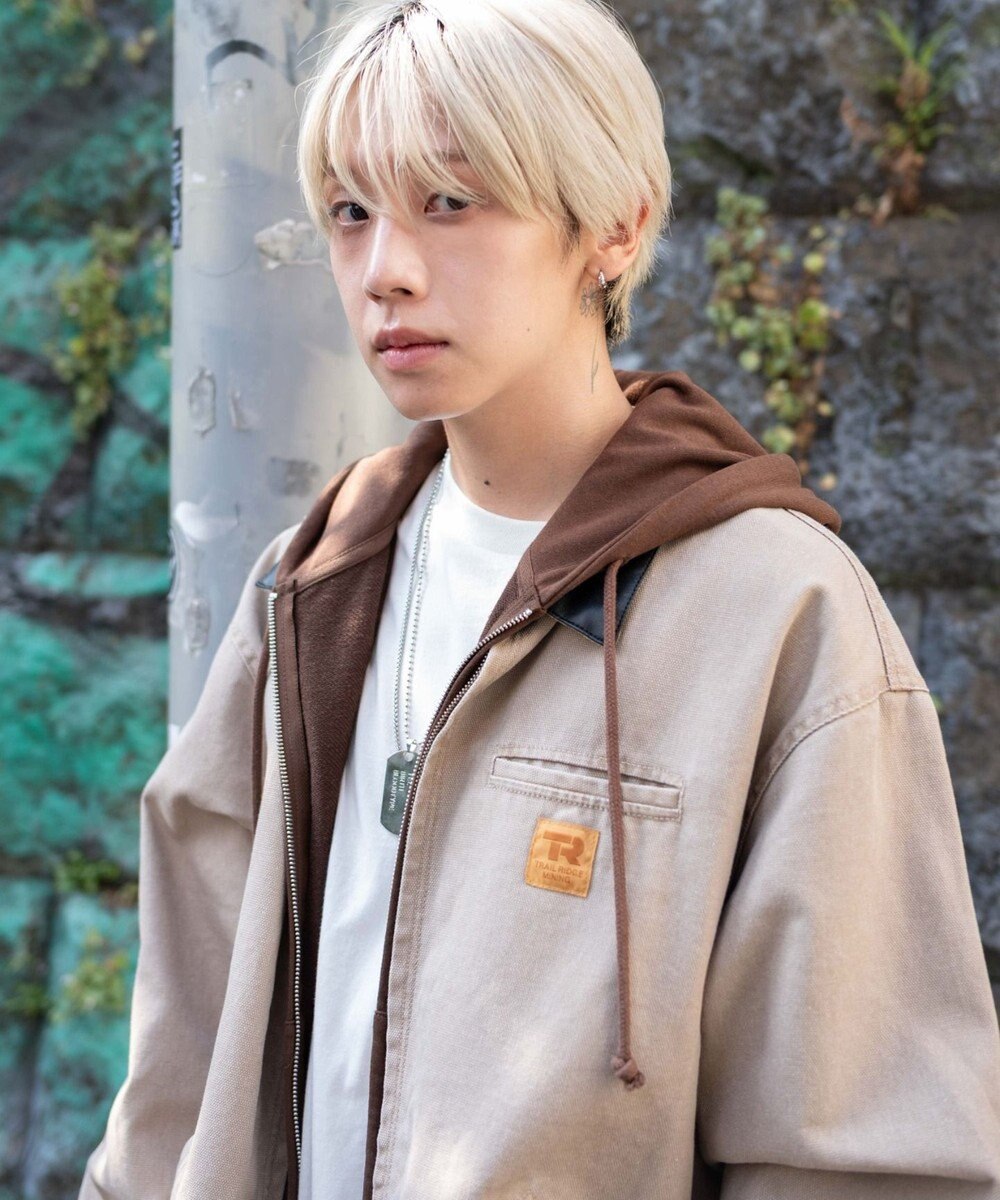 WEGO 【25年秋冬新作/MLサイズ展開】ワーカーズZIPジャケット 