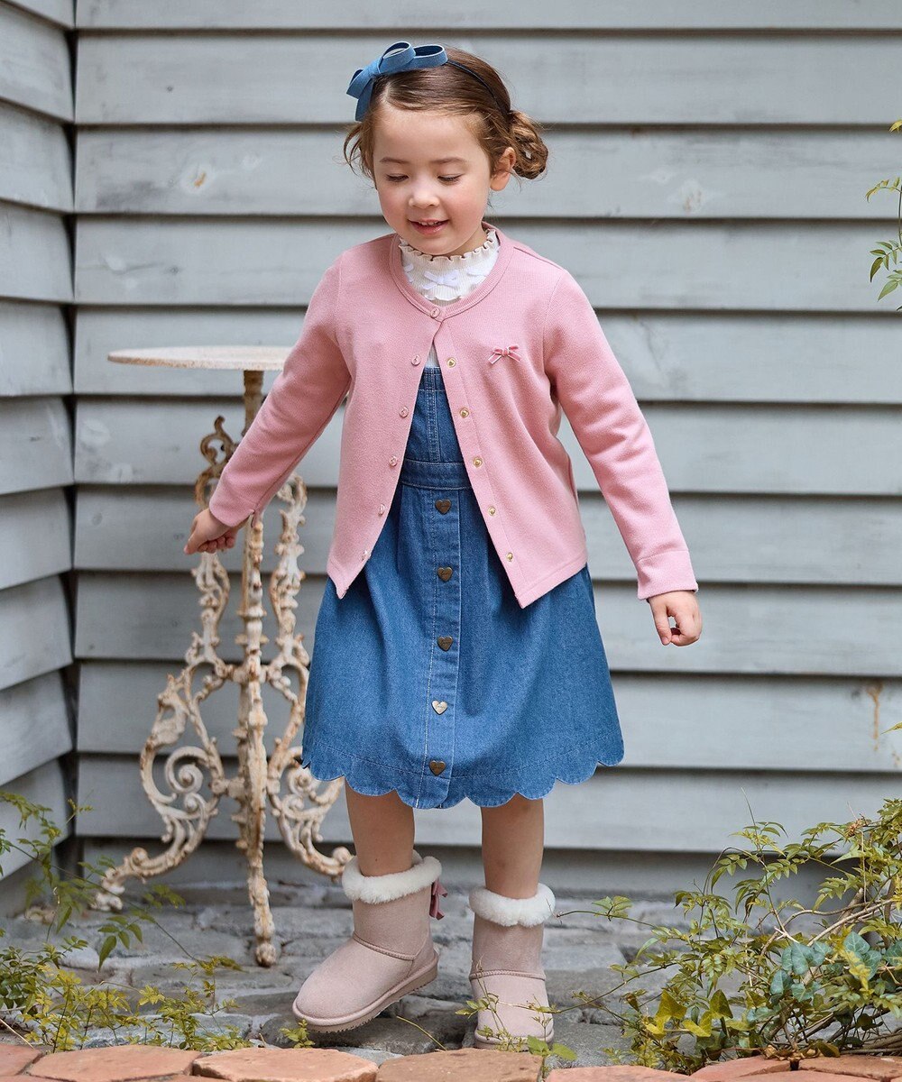 ANY KIDS 音符ボタンカーディガン 