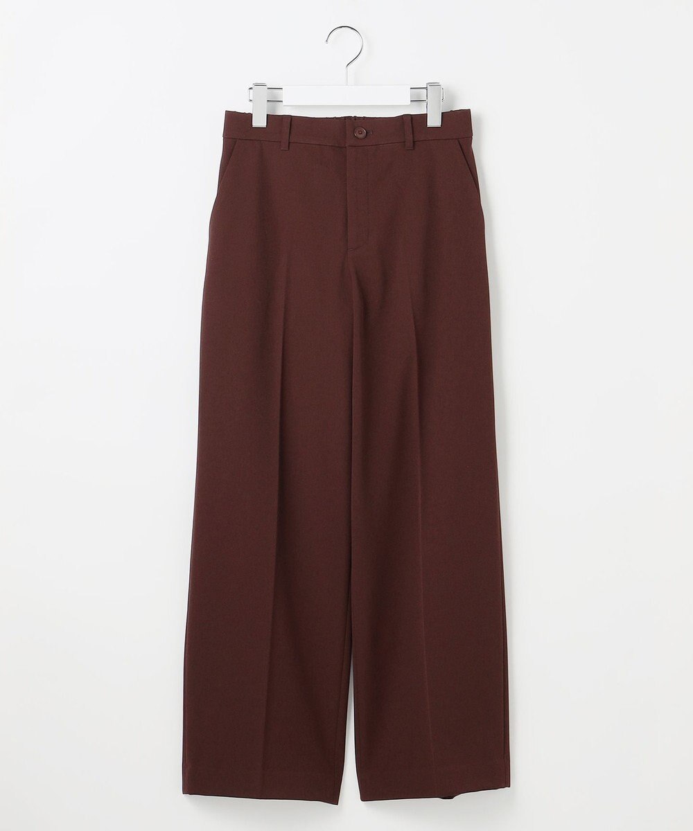 自由区 L 【19号サイズまで展開・カタログ掲載】TRギャバ裏起毛ワイド パンツ 