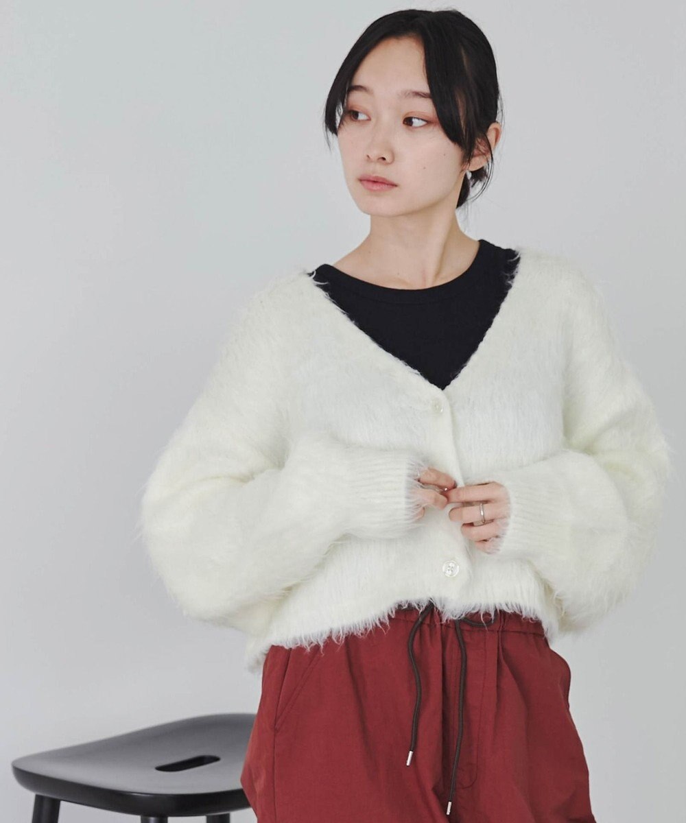 WEGO ファータッチニットショートカーデ 