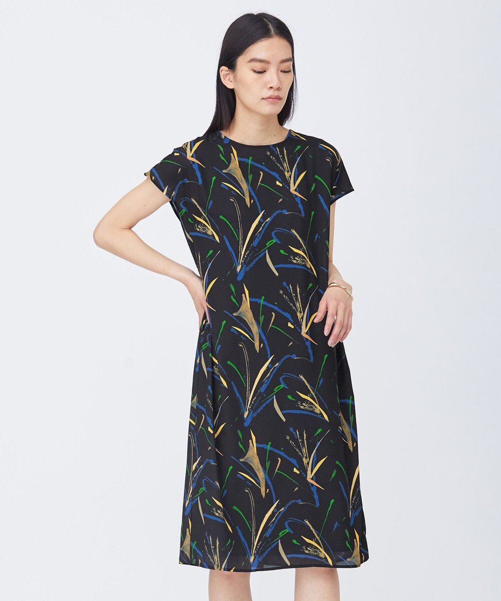 ICB 【Saki Tanakaさんコラボ】 コラボプリント ワンピース 