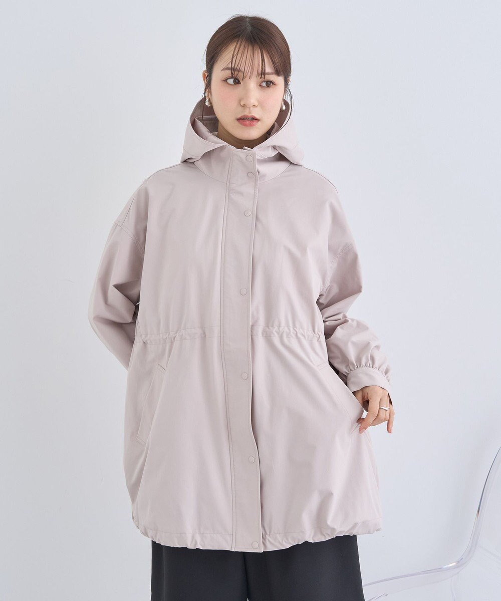 earth music&ecology ドロストミドル丈パーカー 