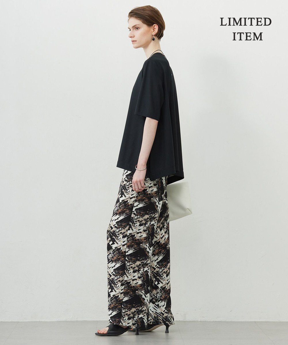 ICB 【WEB限定・洗える】シアートリコット ペプラムカットソー 