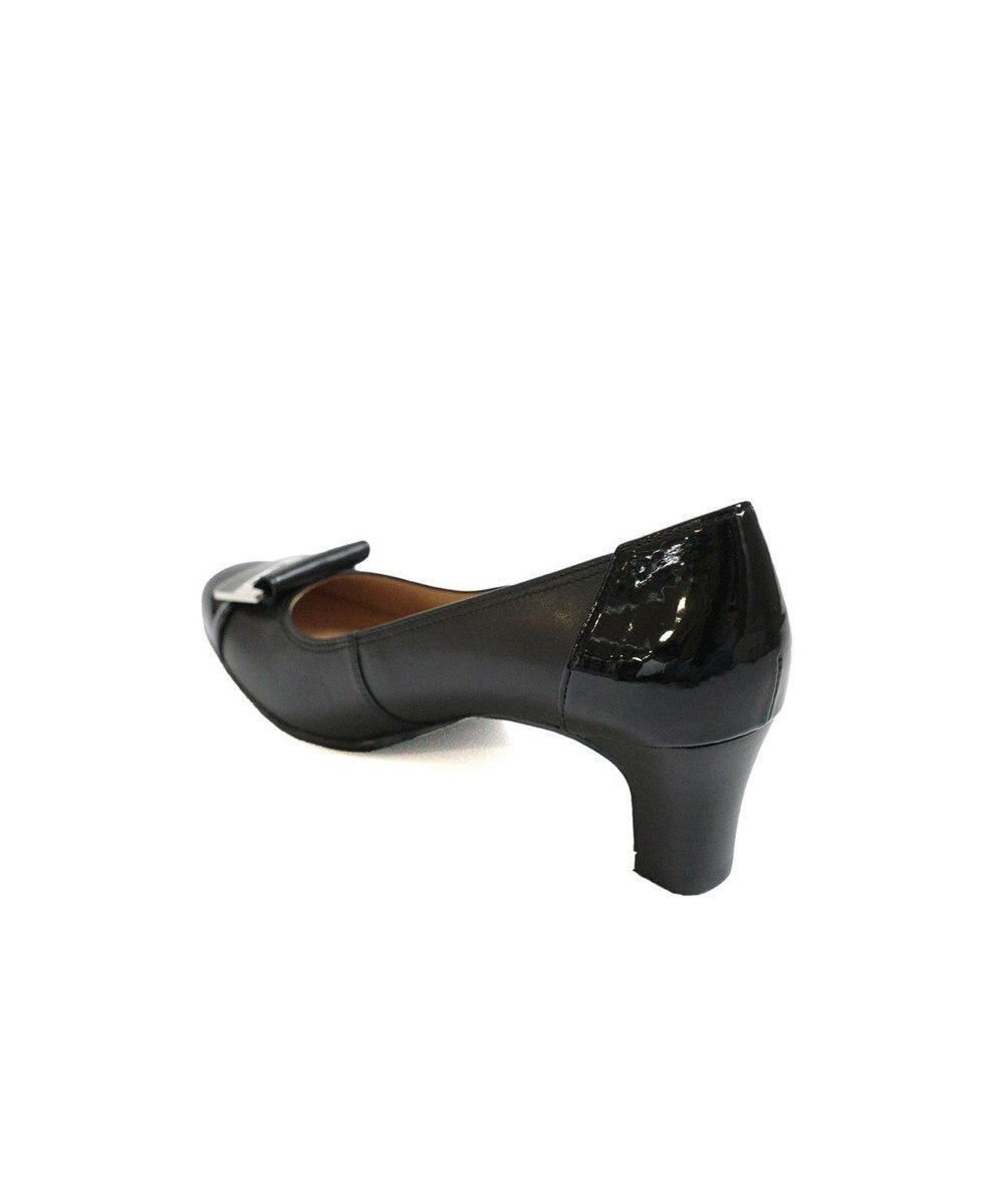 Pointer 日本製 本革スクエアトゥパンプス 