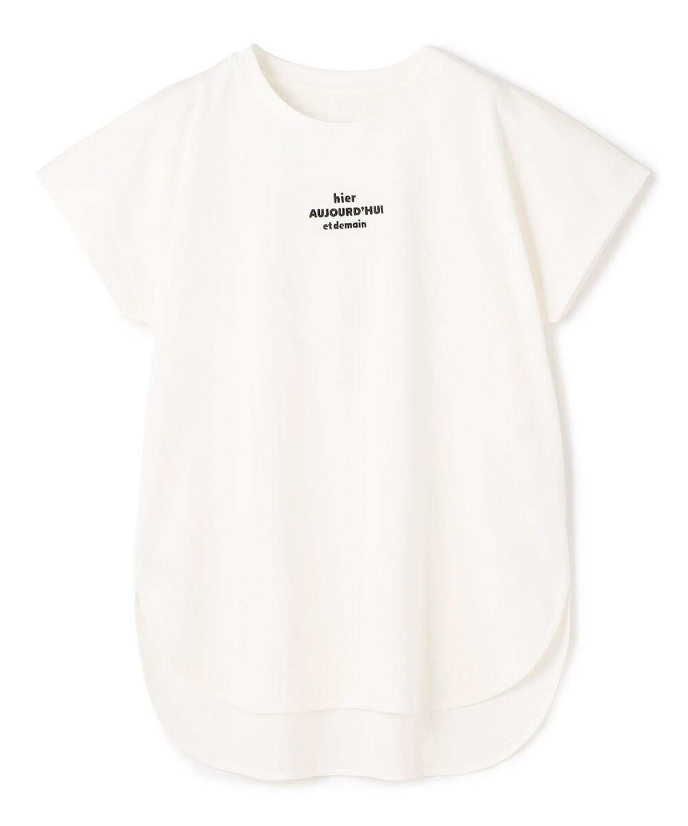 UNFILO BEAUTY FORM-T cotton ロゴ フレンチスリーブ Tシャツ 