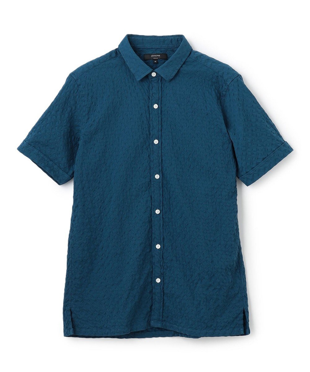 JOSEPH HOMME パターンジャガードストレッチ  /  レギュラーカラー半袖シャツ 