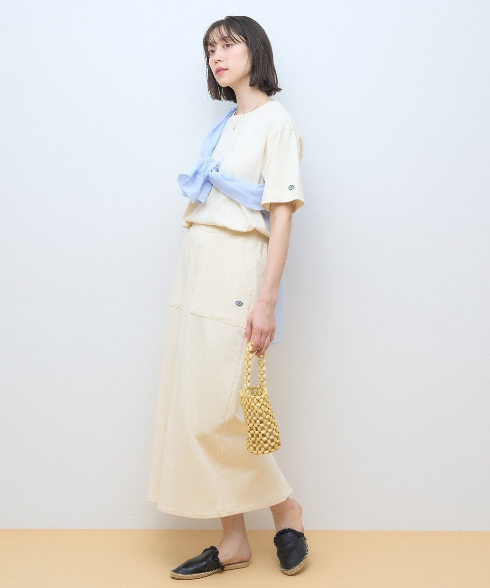 AMERICAN HOLIC DISCUS 加工裏毛ナロースカート 