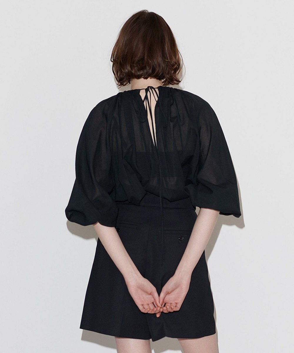 NAVE 【Nave　洗える】ボリュームボイル ブラウス 