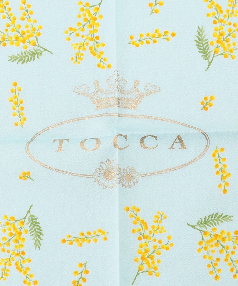 TOCCA HAPPY YELLOW FLOWER HANDKERCHIEF ハンカチ 