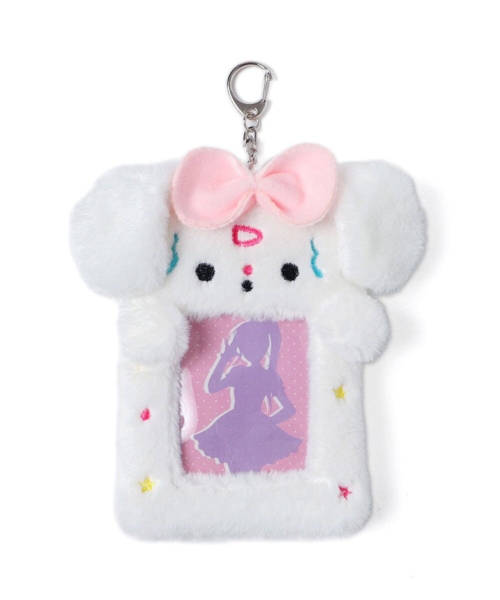 WEGO ふわふわぬいカードホルダーキーホルダーA 