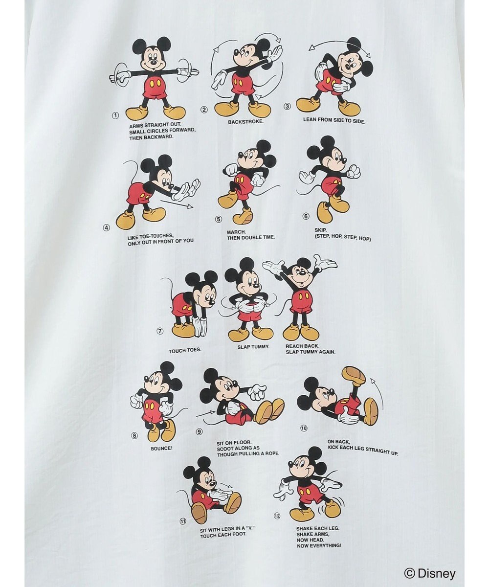Green Parks ミッキーフレンド／体操プリント半袖シャツⅡ 
