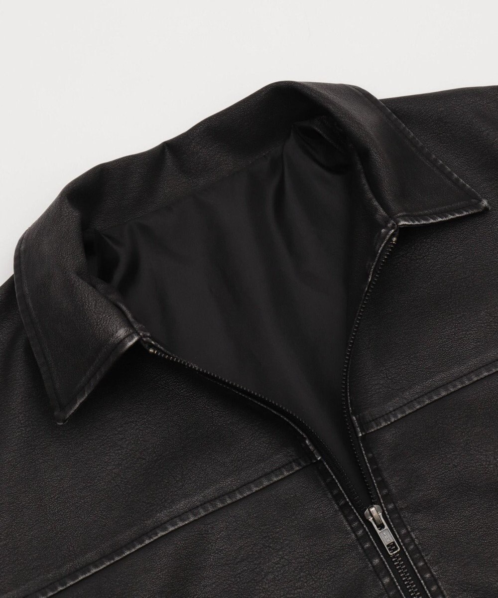 WEGO ヴィンテージライクPUジャケット 