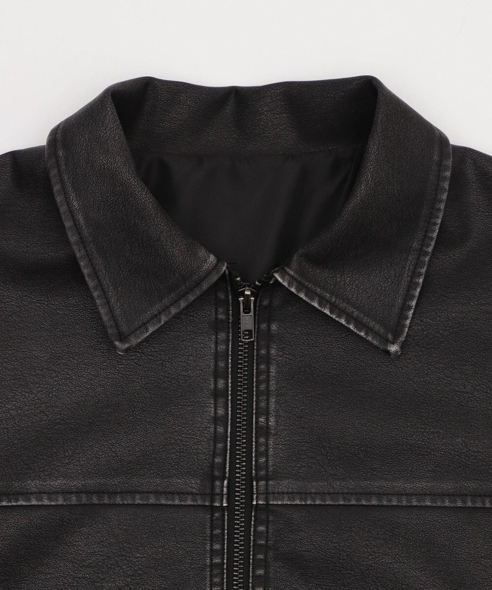 WEGO ヴィンテージライクPUジャケット 