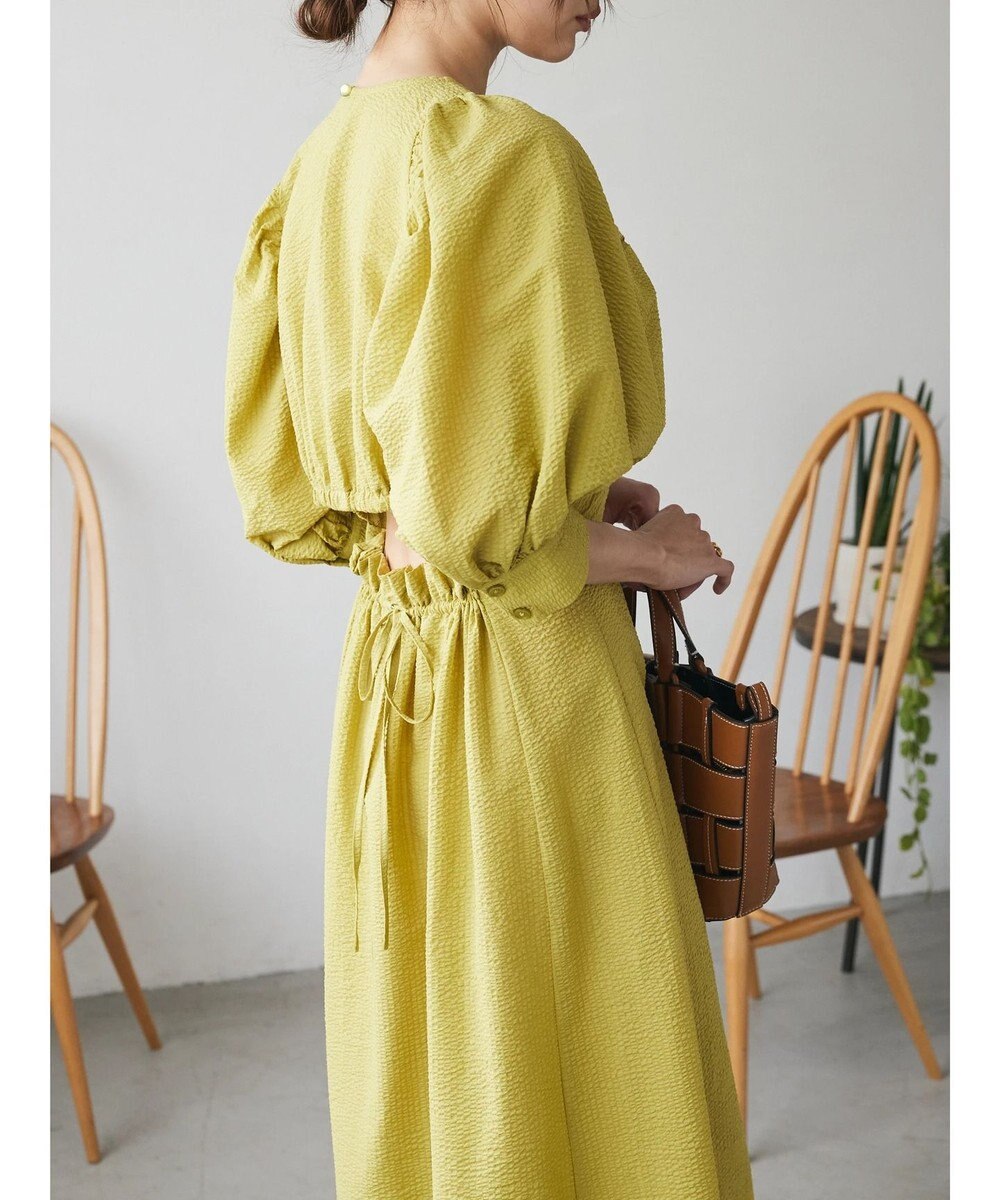 Green Parks AnriettMusee バックカットワークワンピース 