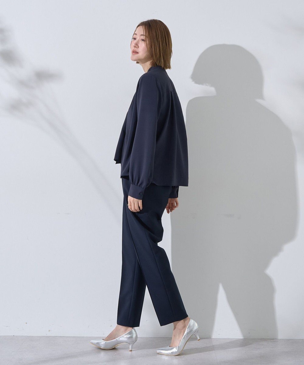 YECCA VECCA ストレッチピンタックパンツ 