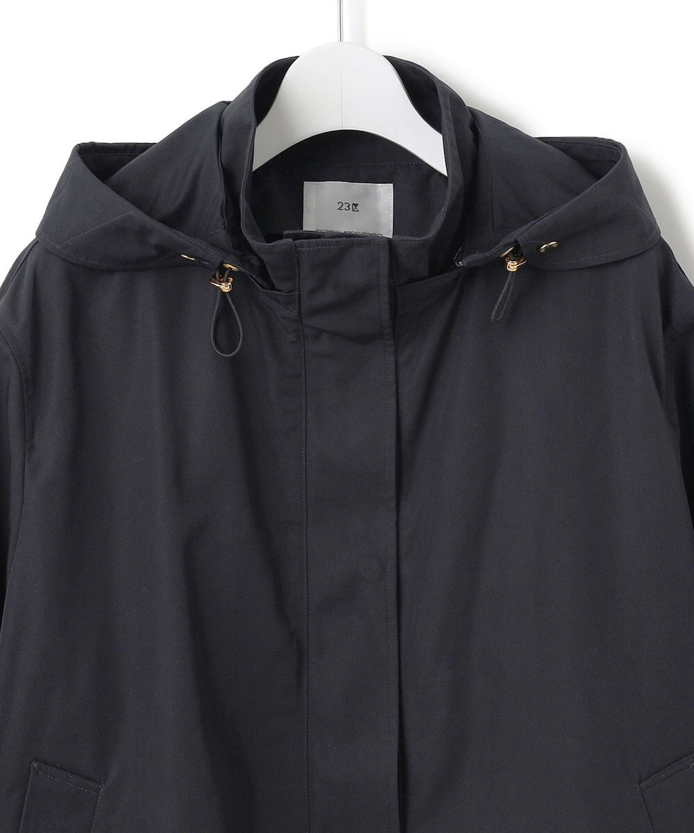 23区 【VERY3月号掲載/撥水加工】ライトツイル フーディーアウター 