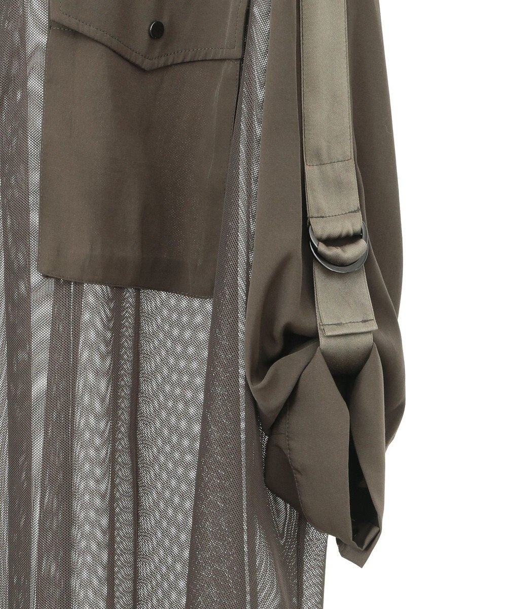 YECCA VECCA メッシュMIXデザインシャツ② 