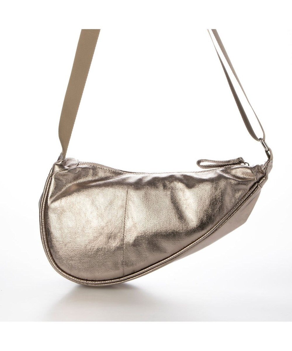 UNBILLION カシュカシュ cachecache / アシンメトリーメタリックショルダーバッグ 