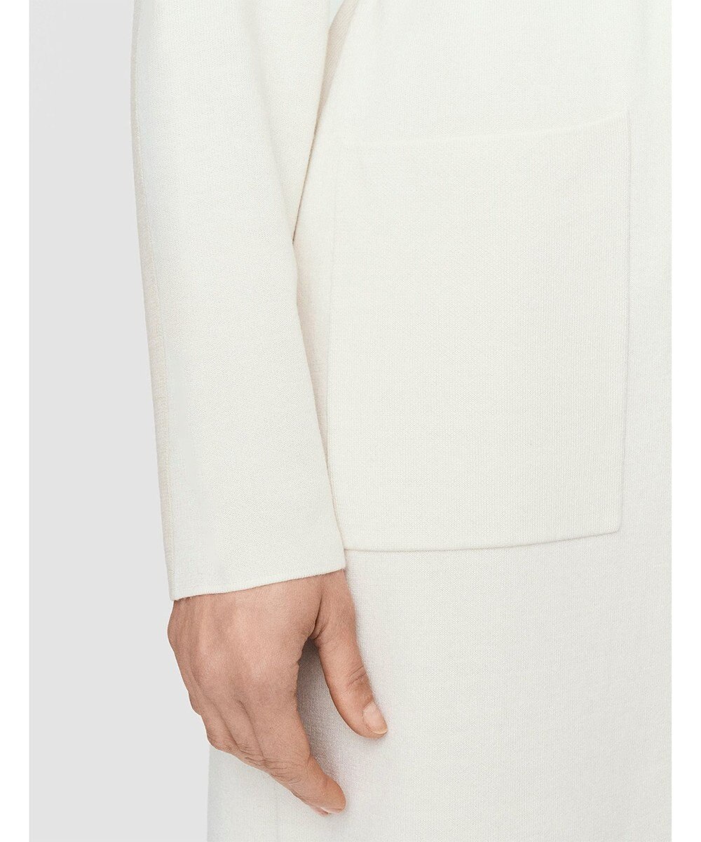 JOSEPH ウールシルクバイカラー　ロングカーディガン 