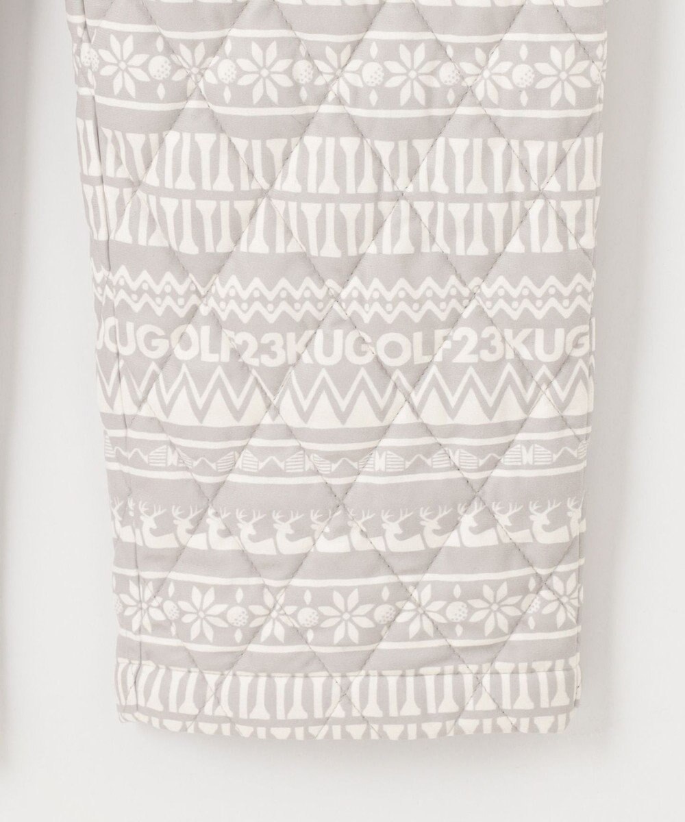 23区GOLF 【MEN】ノルディック柄 キルティング パンツ 