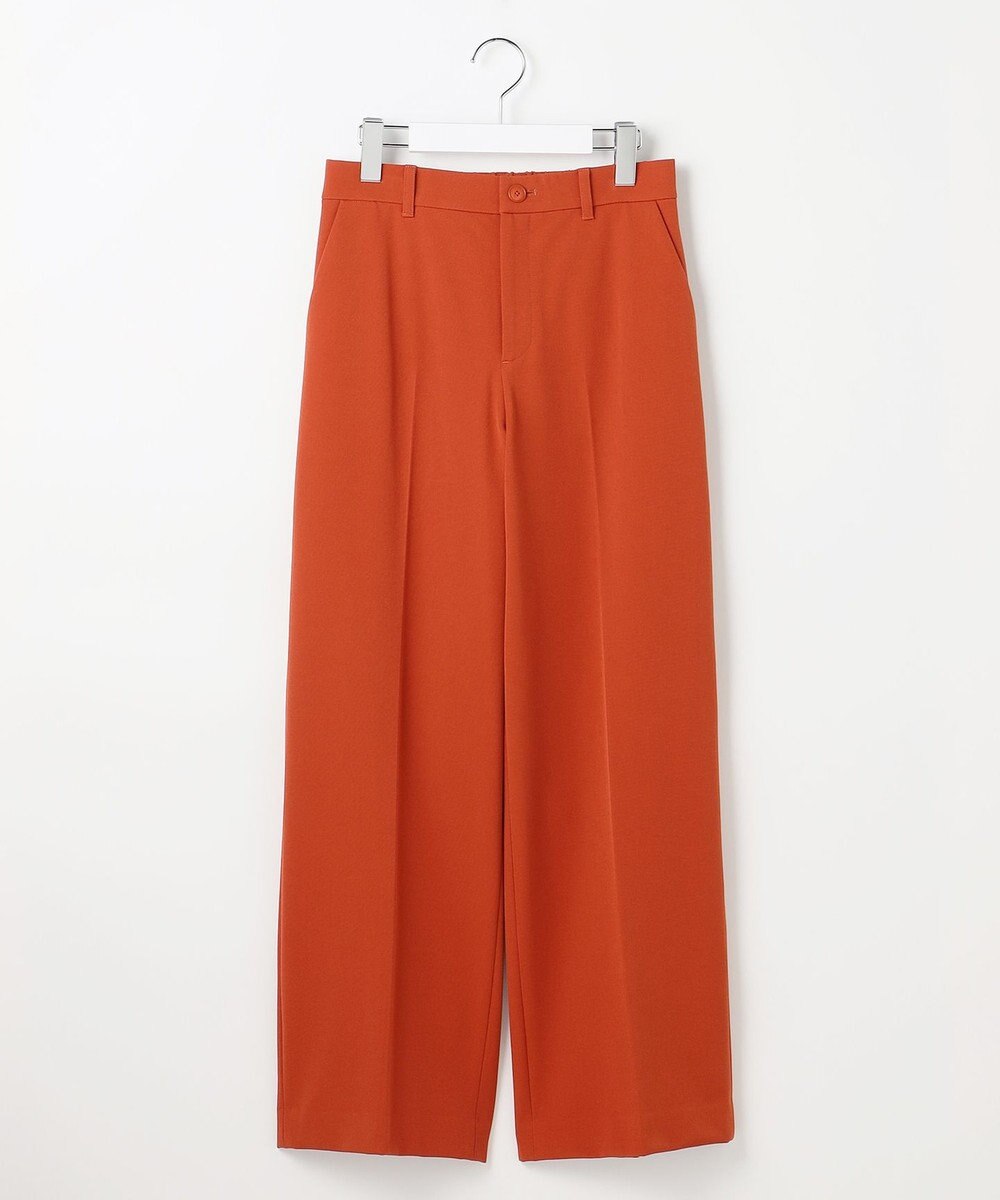 自由区 L 【19号サイズまで展開・カタログ掲載】TRギャバ裏起毛ワイド パンツ 