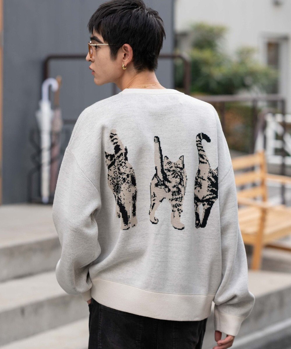 WEGO アニマルジャガードニットプルオーバー 