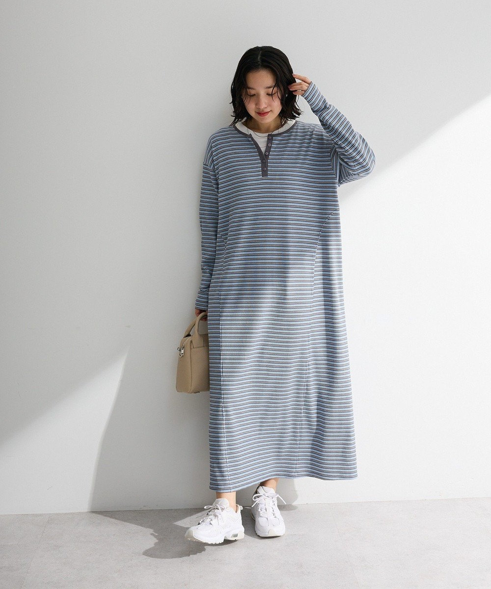 Green Parks ヘンリーネックワンピース 