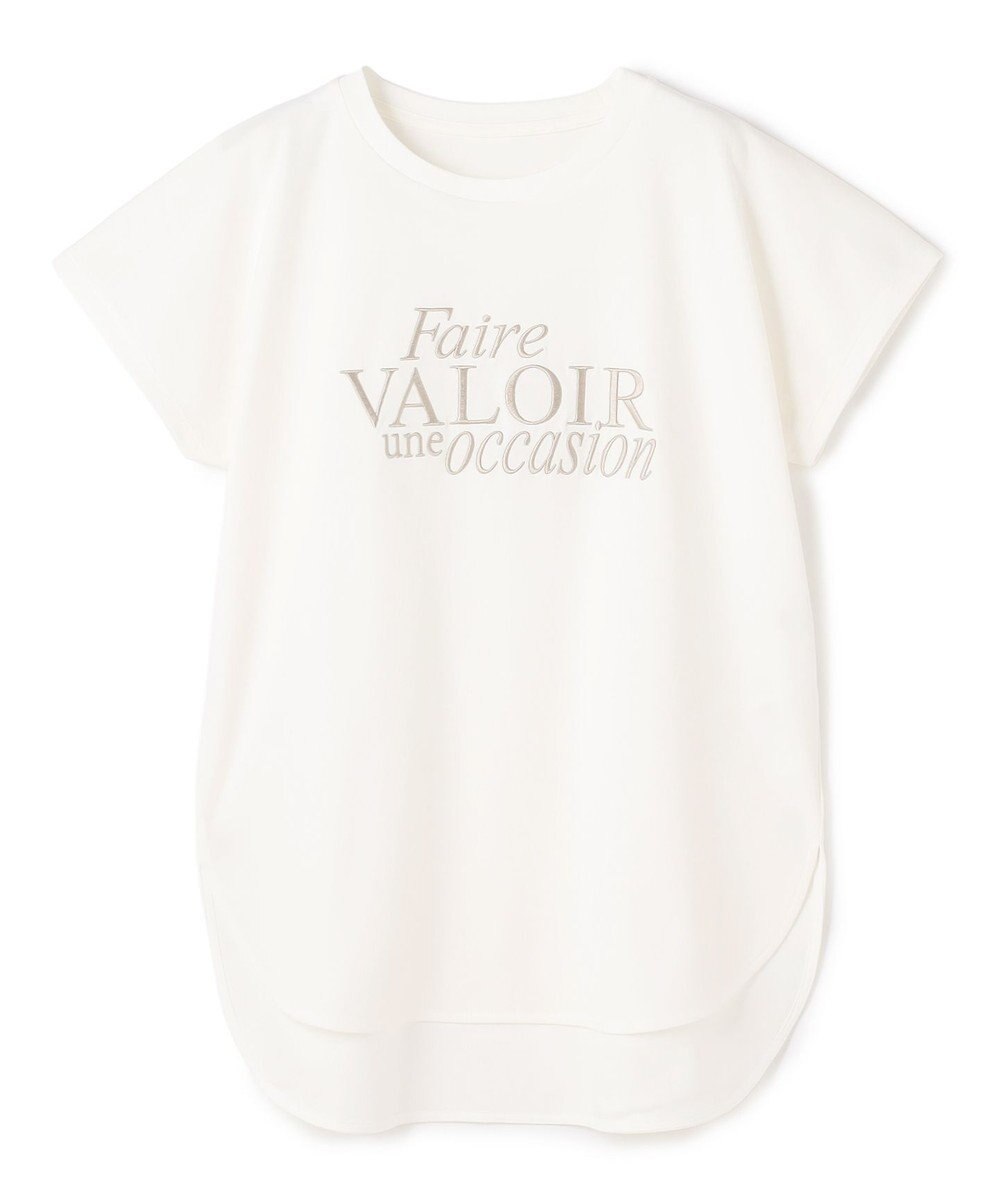UNFILO BEAUTY FORM-T cotton ロゴ フレンチスリーブ Tシャツ 