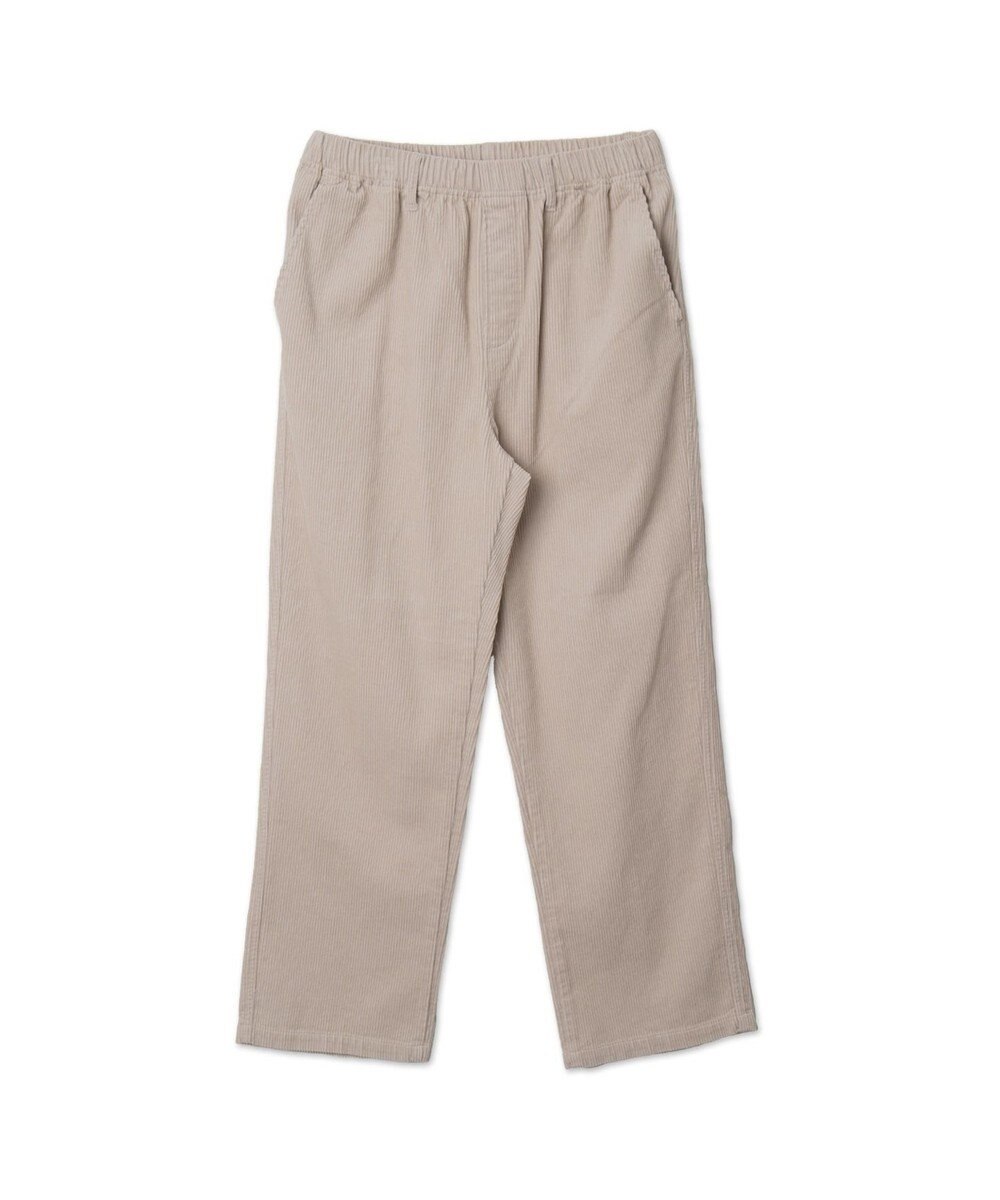 WEGO 【ウエストゴム/ユニセックス着用ITEM】コーデュロイイージーストレートパンツ 