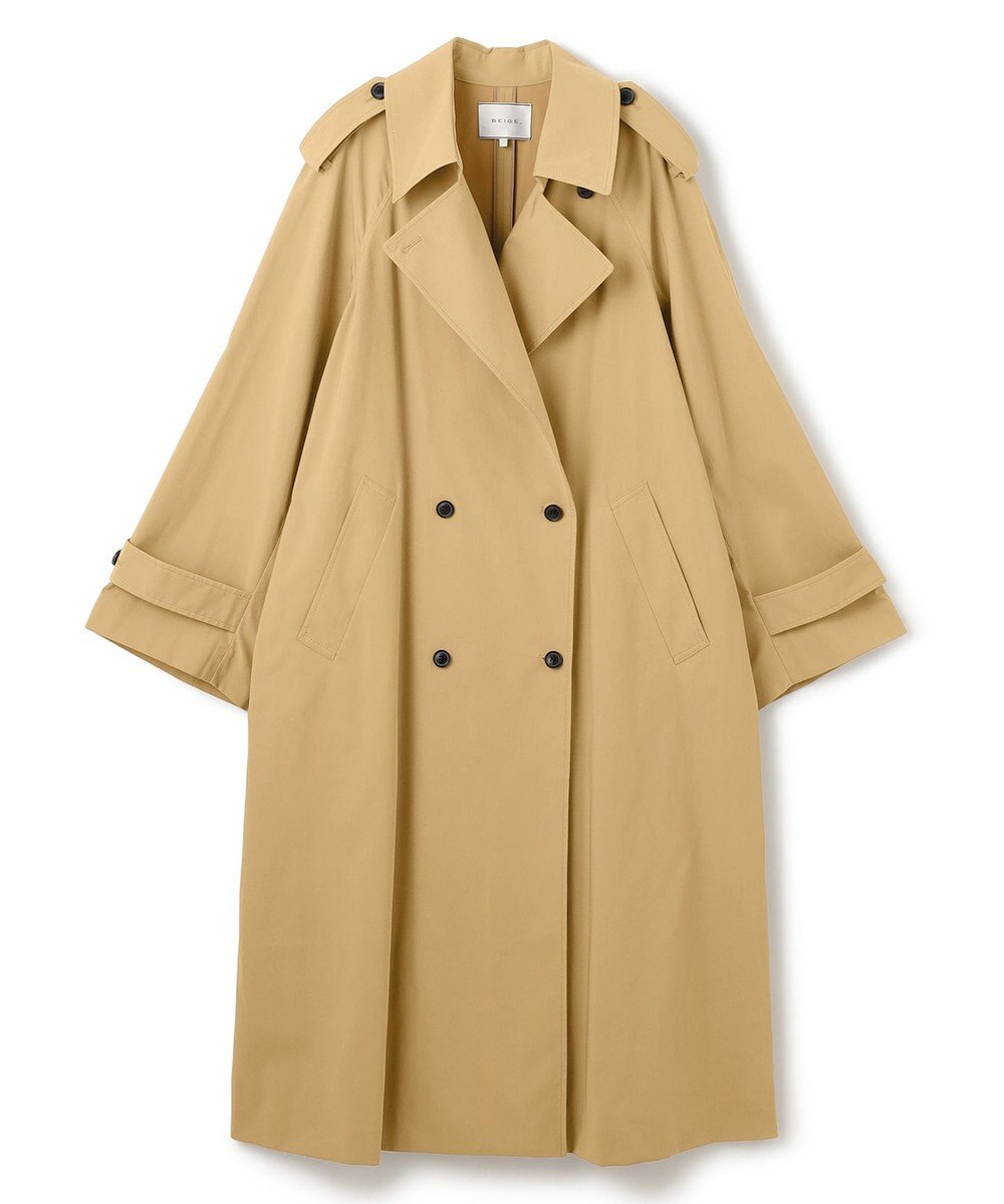 BEIGE， IBERIS / オーバーサイズトレンチコート 