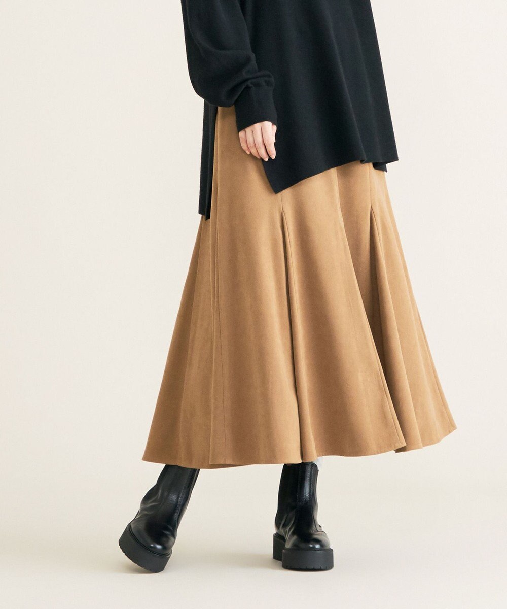 洗える フェイクスエードフレアスカート Share Park Ladies ファッション通販 公式通販 オンワード クローゼット
