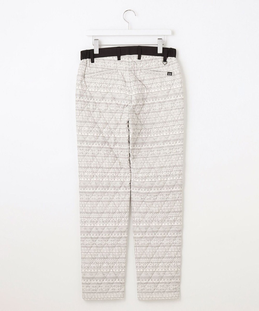 23区GOLF 【MEN】ノルディック柄 キルティング パンツ 